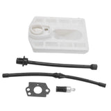Chainsaw Air Filter Kit Professional Air Filter Washer Oil Hose Kit for 4500 5200 5800 Chainsaw