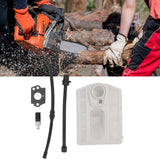 Chainsaw Air Filter Kit Professional Air Filter Washer Oil Hose Kit for 4500 5200 5800 Chainsaw