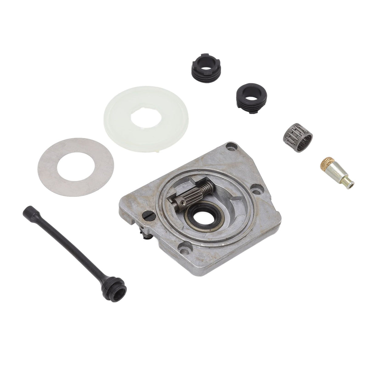 Oil Pump Worm Gear Washer Kit Compatible for HUSQVARNA 61 66 266 268 266XP 268XP 272XP