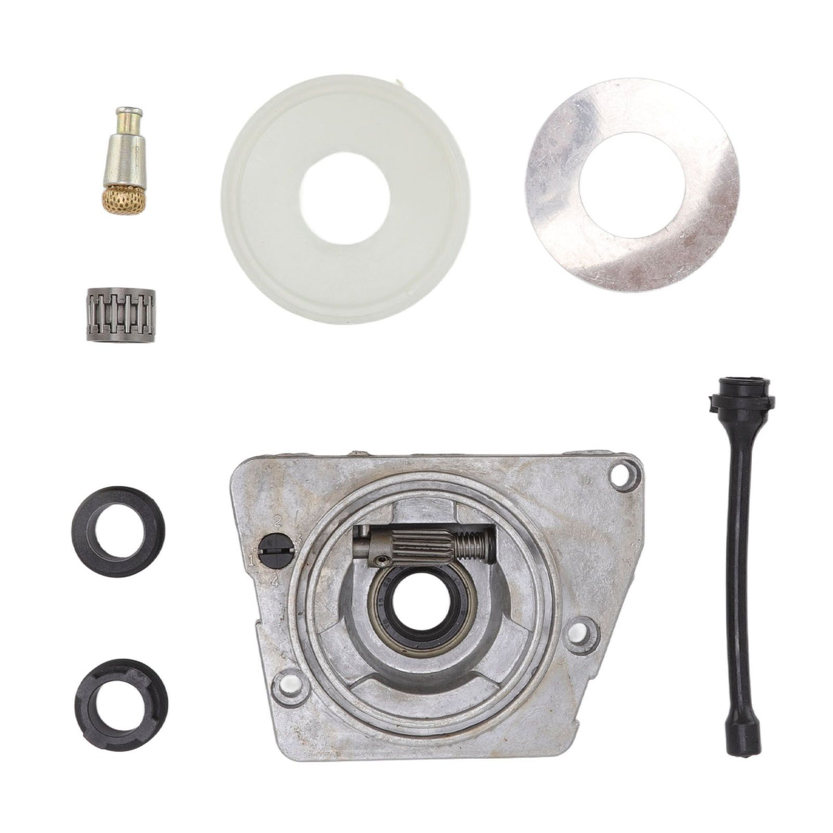 Oil Pump Worm Gear Washer Kit Compatible for HUSQVARNA 61 66 266 268 266XP 268XP 272XP