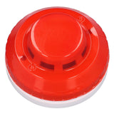 Smoke Detector Photoelectric Prevent Interference Small Wired Fire Alarm for Home Hotel Factory DC 12‑24V - Front View