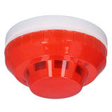 Smoke Detector Photoelectric Prevent Interference Small Wired Fire Alarm for Home Hotel Factory DC 12‑24V - Rear View