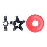 26mm Trimmer Head Handheld Multifunctional Lawn Mower Cutting Head Replacement for Garden