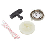 Starter Pulley Replacement Pull Start Pulley Spring Grip Rope Kit for Husqvarna 445e 450 455 460