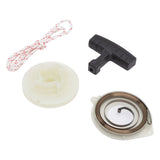 Starter Pulley Replacement Pull Start Pulley Spring Grip Rope Kit for Husqvarna 445e 450 455 460 - Low Angle
