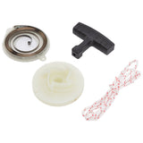 Starter Pulley Replacement Pull Start Pulley Spring Grip Rope Kit for Husqvarna 445e 450 455 460 - Extra Image