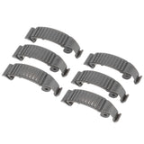 2 Set Cylinder Cover Snap Clip Buckle Top Cover Buckle Clip for Chainsaw 435 440E 445 450 450E 570 575 576 - Top-Down View