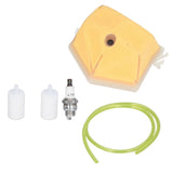 Spark Plug Air Filter Fuel Filter Fuel Line Kit 503‑443201 for Husqvarna 51 55 Chainsaw