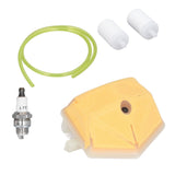 Spark Plug Air Filter Fuel Filter Fuel Line Kit 503‑443201 for Husqvarna 51 55 Chainsaw