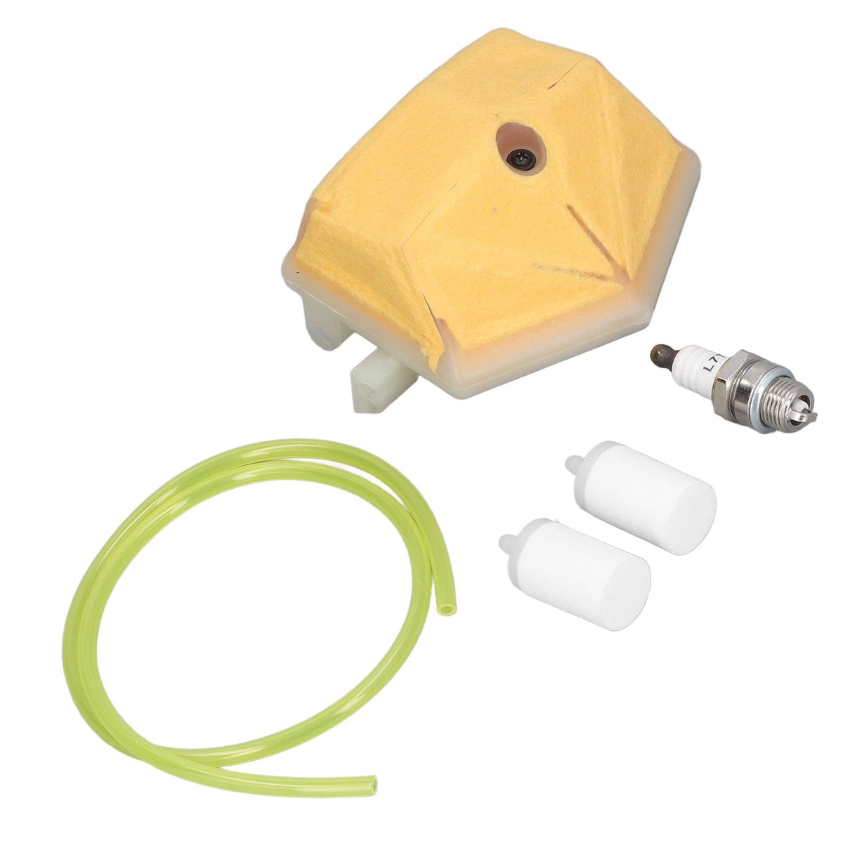 Spark Plug Air Filter Fuel Filter Fuel Line Kit 503‑443201 for Husqvarna 51 55 Chainsaw