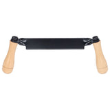 Straight Draw Knife Tungsten Steel Wooden Handle Straight Type Safe Durable Draw Shave Tool for Log Wood Fence Post 10in