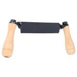 Straight Draw Knife Tungsten Steel Wooden Handle Straight Type Safe Durable Draw Shave Tool for Log Wood Fence Post 10in - Extra Image