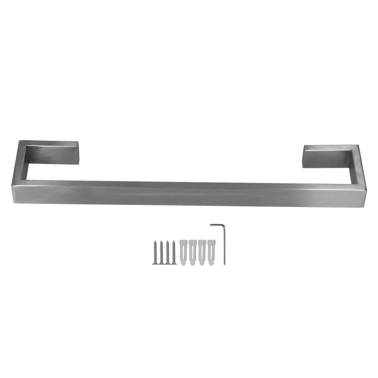 40cm Bath Towel Holder Brushed 304 Stainless Steel Wall Mount Towel Bar Rack for Bathroom
