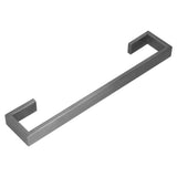40cm Bath Towel Holder Brushed 304 Stainless Steel Wall Mount Towel Bar Rack for Bathroom - Front View