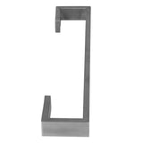 40cm Bath Towel Holder Brushed 304 Stainless Steel Wall Mount Towel Bar Rack for Bathroom - Rear View
