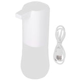 600ml Soap Dispenser Large Capacity Induction Electric Automatic Soap Dispenser for Home BathroomWhite Spray Type