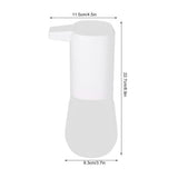 600ml Soap Dispenser Large Capacity Induction Electric Automatic Soap Dispenser for Home BathroomWhite Spray Type