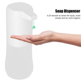 600ml Soap Dispenser Large Capacity Induction Electric Automatic Soap Dispenser for Home BathroomWhite Spray Type