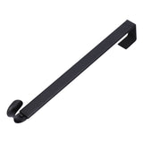 Retractable Door Wreath Hook Adjustable No Punch Door Wreath Hanger Christmas OrnamentBlack