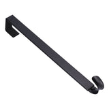 Retractable Door Wreath Hook Adjustable No Punch Door Wreath Hanger Christmas OrnamentBlack