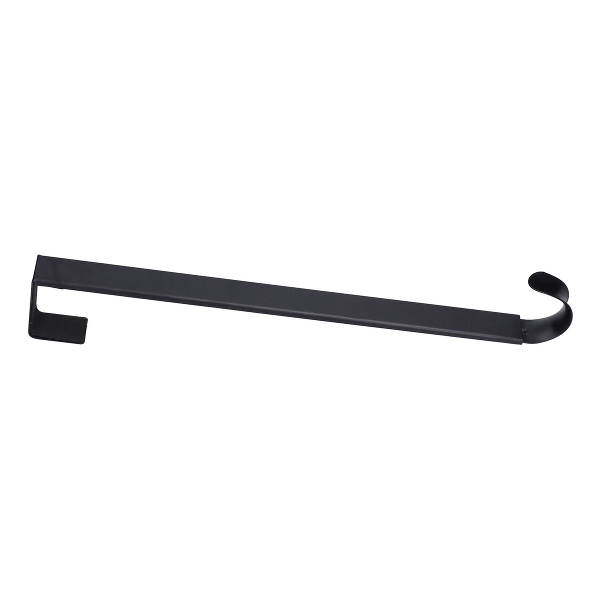 Retractable Door Wreath Hook Adjustable No Punch Door Wreath Hanger Christmas OrnamentBlack