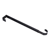 Retractable Door Wreath Hook Adjustable No Punch Door Wreath Hanger Christmas OrnamentBlack