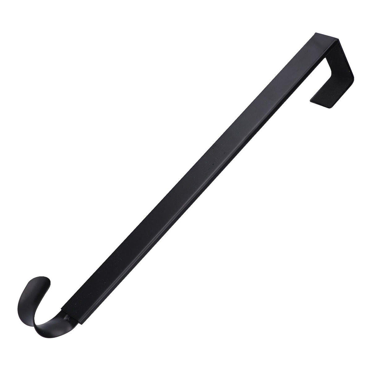 Retractable Door Wreath Hook Adjustable No Punch Door Wreath Hanger Christmas OrnamentBlack