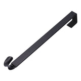 Retractable Door Wreath Hook Adjustable No Punch Door Wreath Hanger Christmas OrnamentBlack - Extra Image