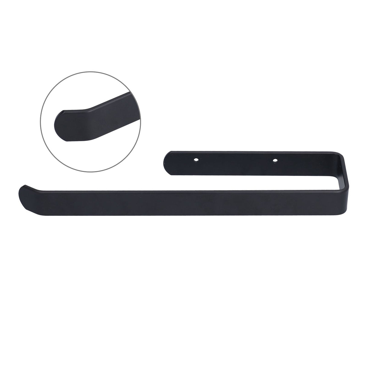 Towel Bar Aluminum Alloy Extended Stable Wall Mounted Toilet Paper Holder for Bathroom Toilet Hotel