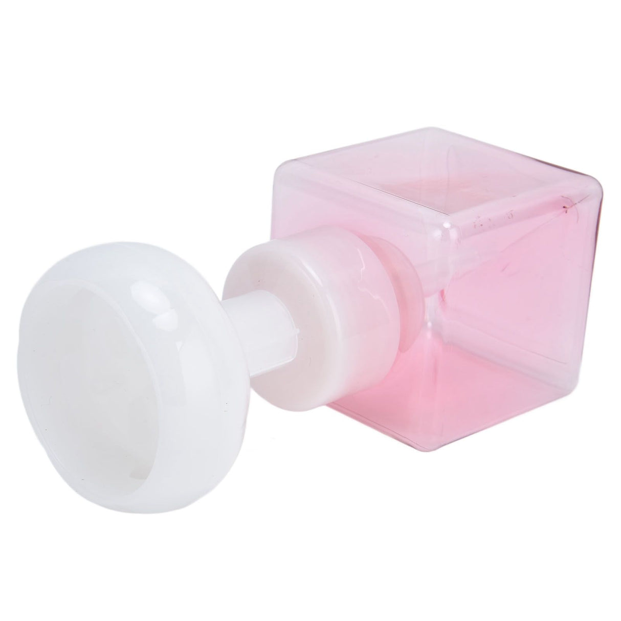 250ml Foaming Bottle PETG Plastic Flower Foam Dispenser Square Bottles for Cosmetic PackagingTransparent Powder