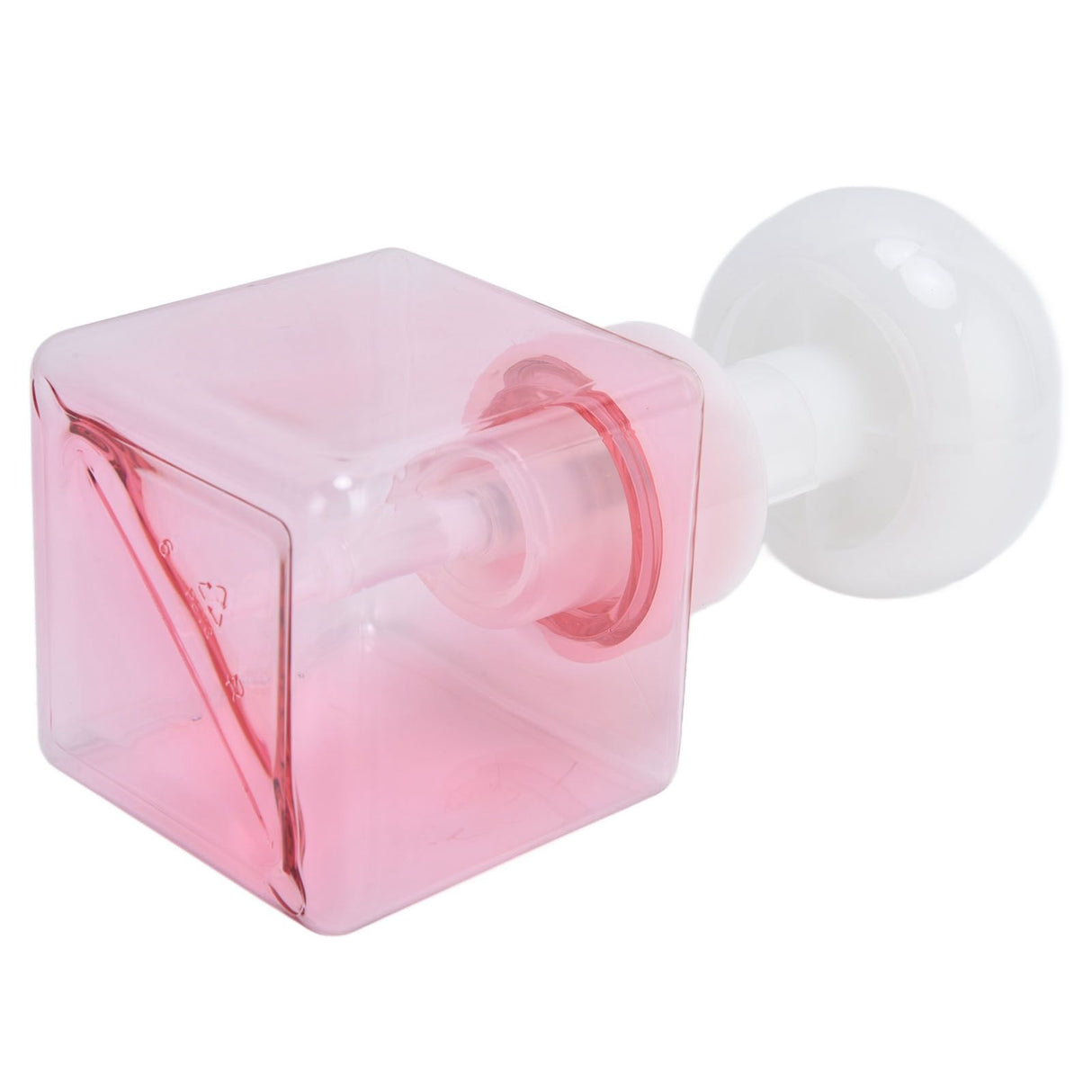 250ml Foaming Bottle PETG Plastic Flower Foam Dispenser Square Bottles for Cosmetic PackagingTransparent Powder