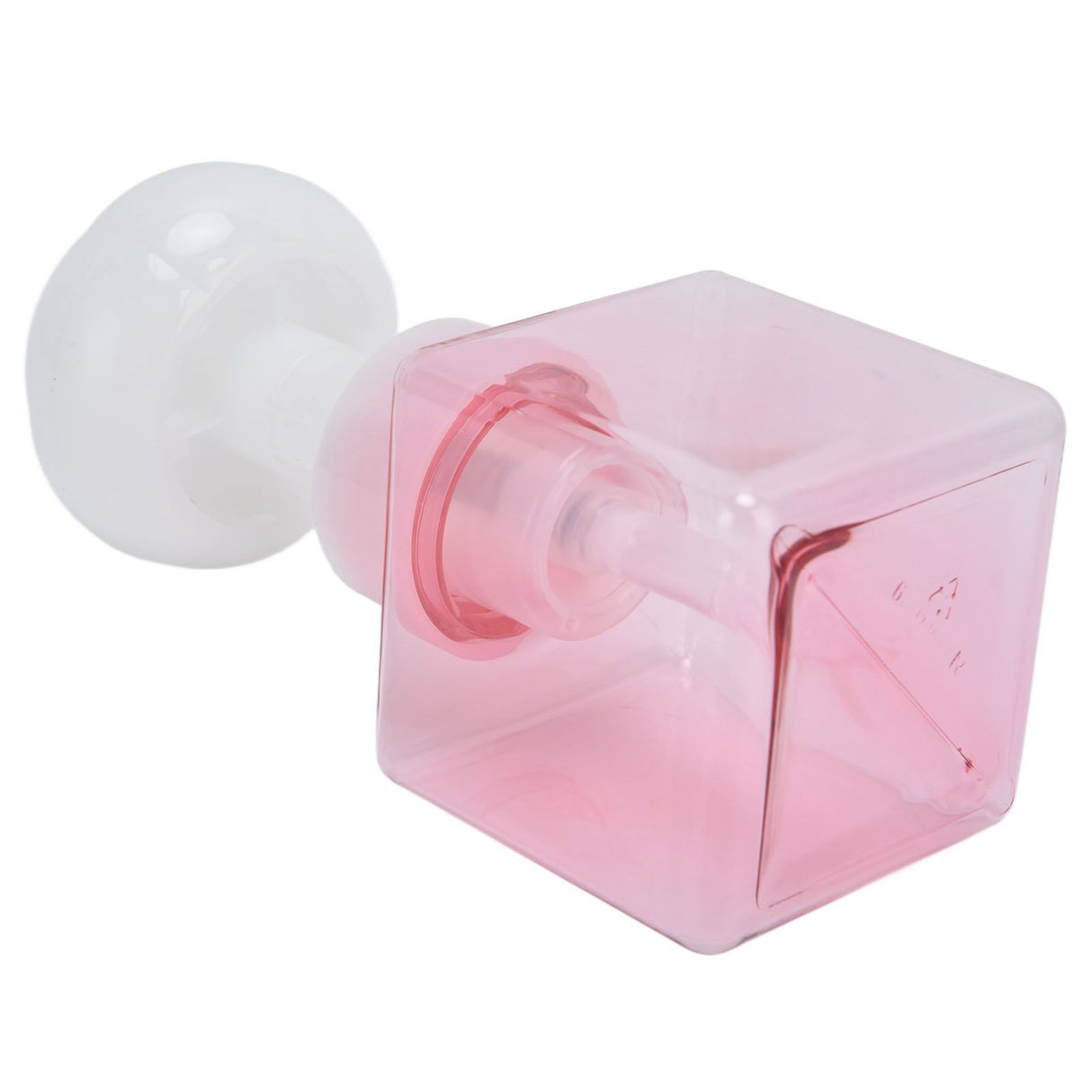 250ml Foaming Bottle PETG Plastic Flower Foam Dispenser Square Bottles for Cosmetic PackagingTransparent Powder