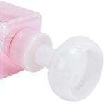 250ml Foaming Bottle PETG Plastic Flower Foam Dispenser Square Bottles for Cosmetic PackagingTransparent Powder - Extra Image