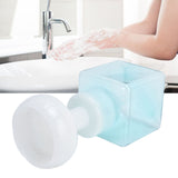 250ml Foaming Bottle PETG Plastic Flower Foam Dispenser Square Bottles for Cosmetic PackagingTransparent Blue - Extra Image