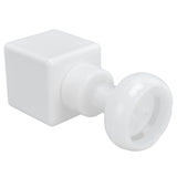 250ml Foaming Bottle PETG Plastic Flower Foam Dispenser Square Bottles for Cosmetic PackagingWhite