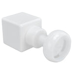 250ml Foaming Bottle PETG Plastic Flower Foam Dispenser Square Bottles for Cosmetic PackagingWhite