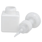 250ml Foaming Bottle PETG Plastic Flower Foam Dispenser Square Bottles for Cosmetic PackagingWhite