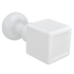 250ml Foaming Bottle PETG Plastic Flower Foam Dispenser Square Bottles for Cosmetic PackagingWhite