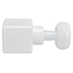 250ml Foaming Bottle PETG Plastic Flower Foam Dispenser Square Bottles for Cosmetic PackagingWhite