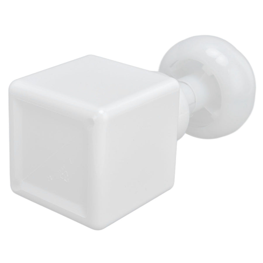 250ml Foaming Bottle PETG Plastic Flower Foam Dispenser Square Bottles for Cosmetic PackagingWhite
