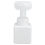250ml Foaming Bottle PETG Plastic Flower Foam Dispenser Square Bottles for Cosmetic PackagingWhite