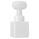 250ml Foaming Bottle PETG Plastic Flower Foam Dispenser Square Bottles for Cosmetic PackagingWhite - Extra Image