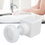 250ml Foaming Bottle PETG Plastic Flower Foam Dispenser Square Bottles for Cosmetic PackagingWhite - Extra Image