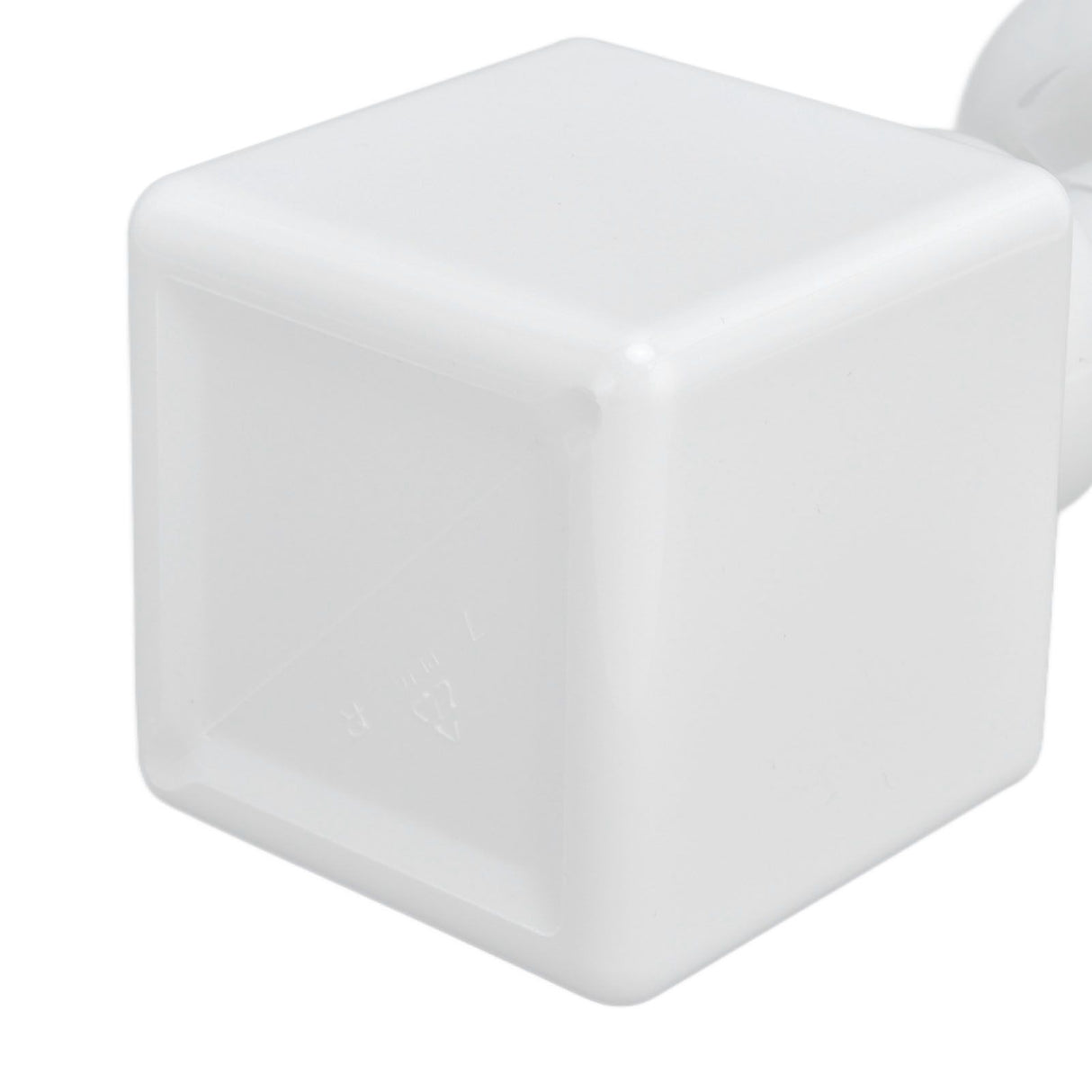 250ml Foaming Bottle PETG Plastic Flower Foam Dispenser Square Bottles for Cosmetic PackagingWhite