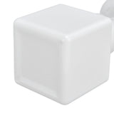 250ml Foaming Bottle PETG Plastic Flower Foam Dispenser Square Bottles for Cosmetic PackagingWhite