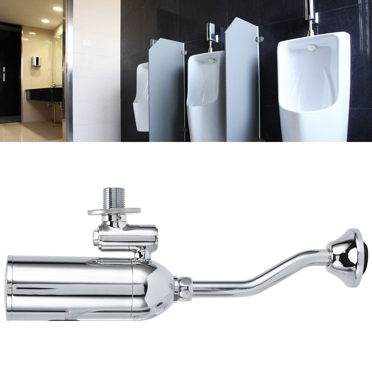 Urinal Flush Valve Device Intelligent Infrared Urinal Flusher for Hotel Restaurant Shop Public Place