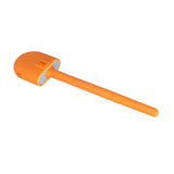 Wall Mounted Toilet Brush Drying Holder Set with Detachable Handle Cleaning Tool for Home Hotel BathroomOrange