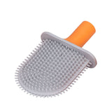 Wall Mounted Toilet Brush Drying Holder Set with Detachable Handle Cleaning Tool for Home Hotel BathroomOrange - Extra Image