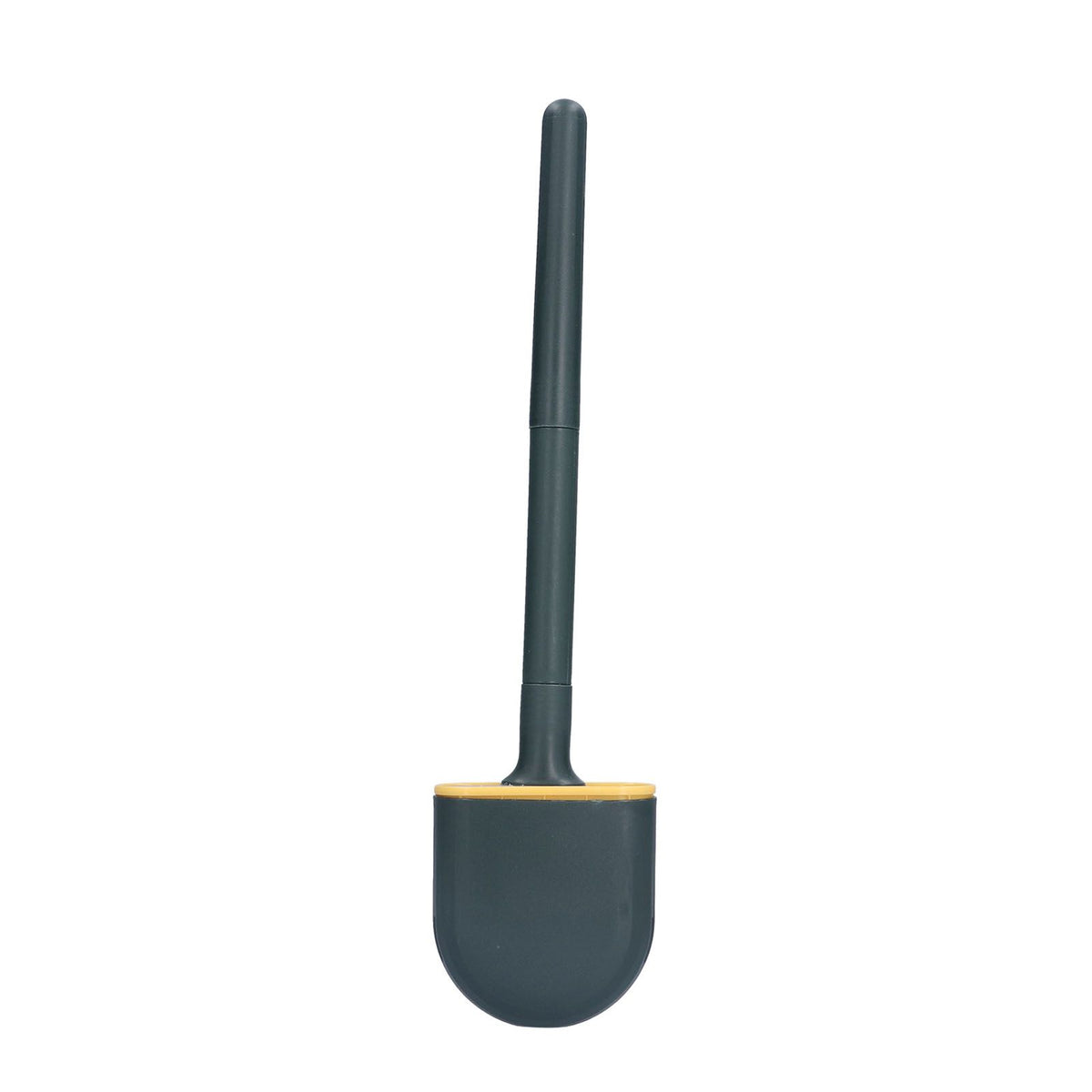 Wall Mounted Toilet Brush Drying Holder Set with Detachable Handle Cleaning Tool for Home Hotel BathroomGreen