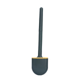 Wall Mounted Toilet Brush Drying Holder Set with Detachable Handle Cleaning Tool for Home Hotel BathroomGreen